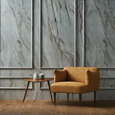 Grey Living Room Marble Effect 10mm Pvc Wall Panels